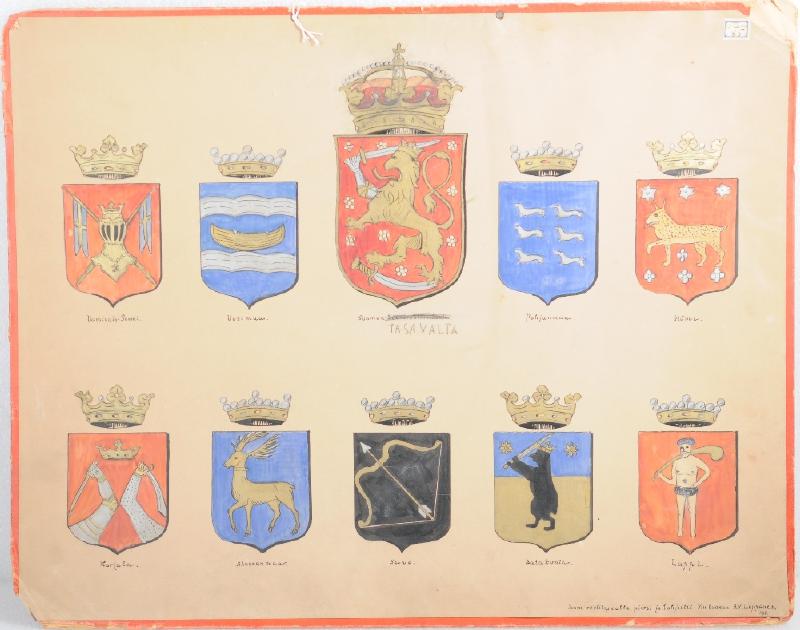Suomen vanhat maakunnat - historiallinen opetustaulu