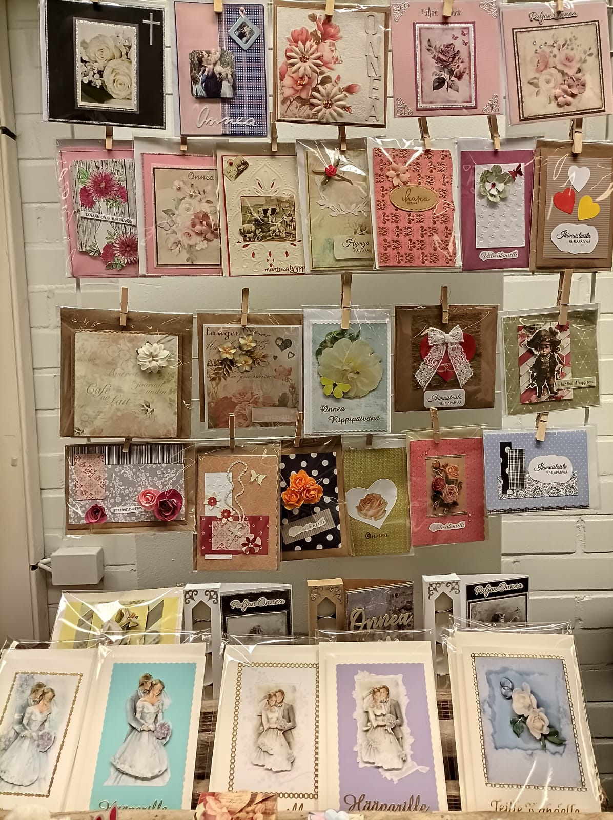Olkkarin myyntituotteita
